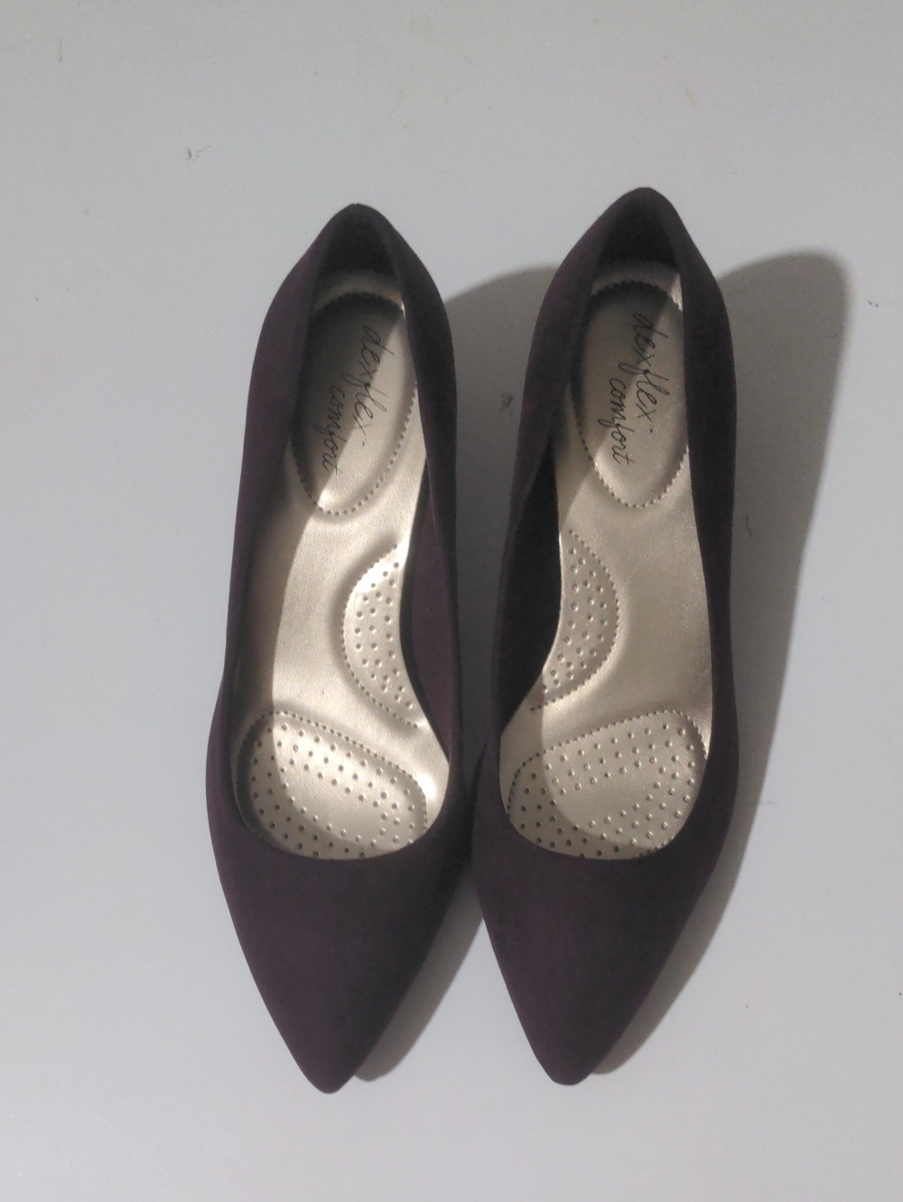 Dexflex Comfort Women's Plum Purple High Heels. Size 81/2 W